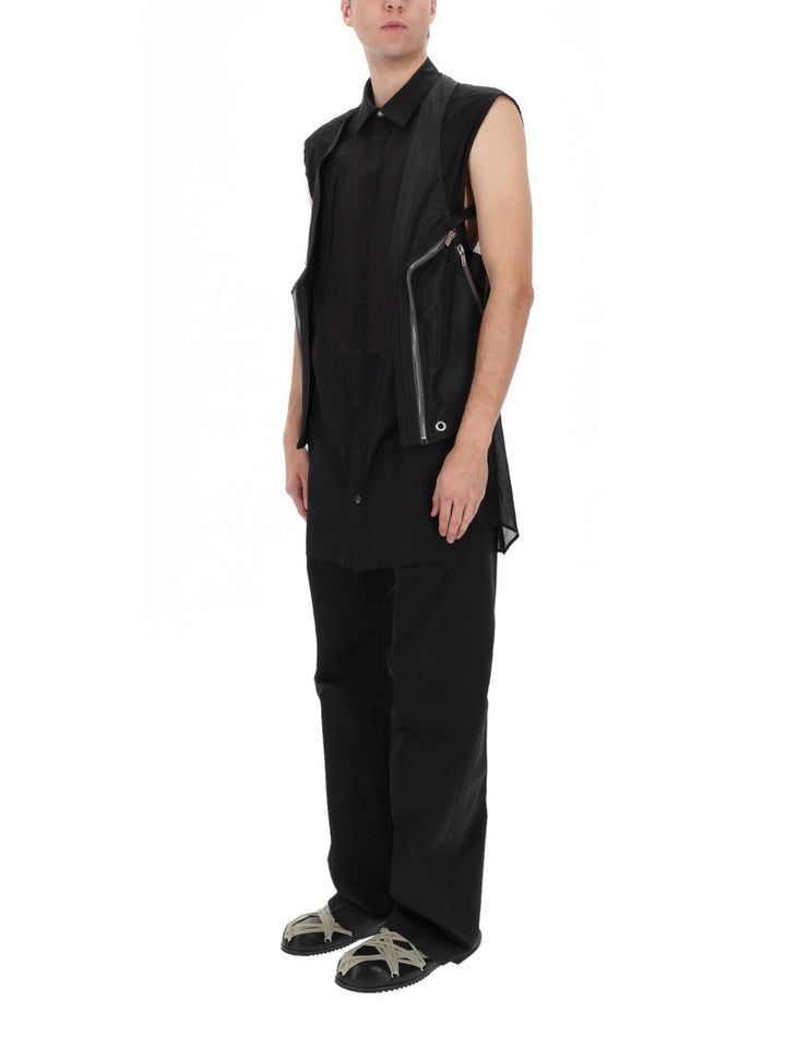 Rick Owens Gilet - Black | 7208ebf17a2131e98b19fbb091d6ad5d17667e2b
