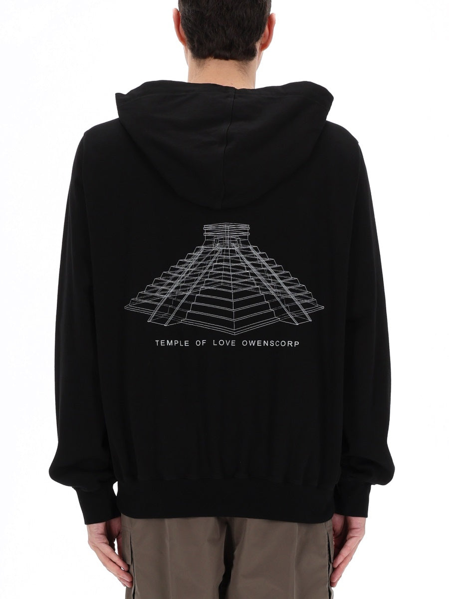 Rick Owens Felpe - Black | b2c399ac0d93dd25868e994193e410284921691d
