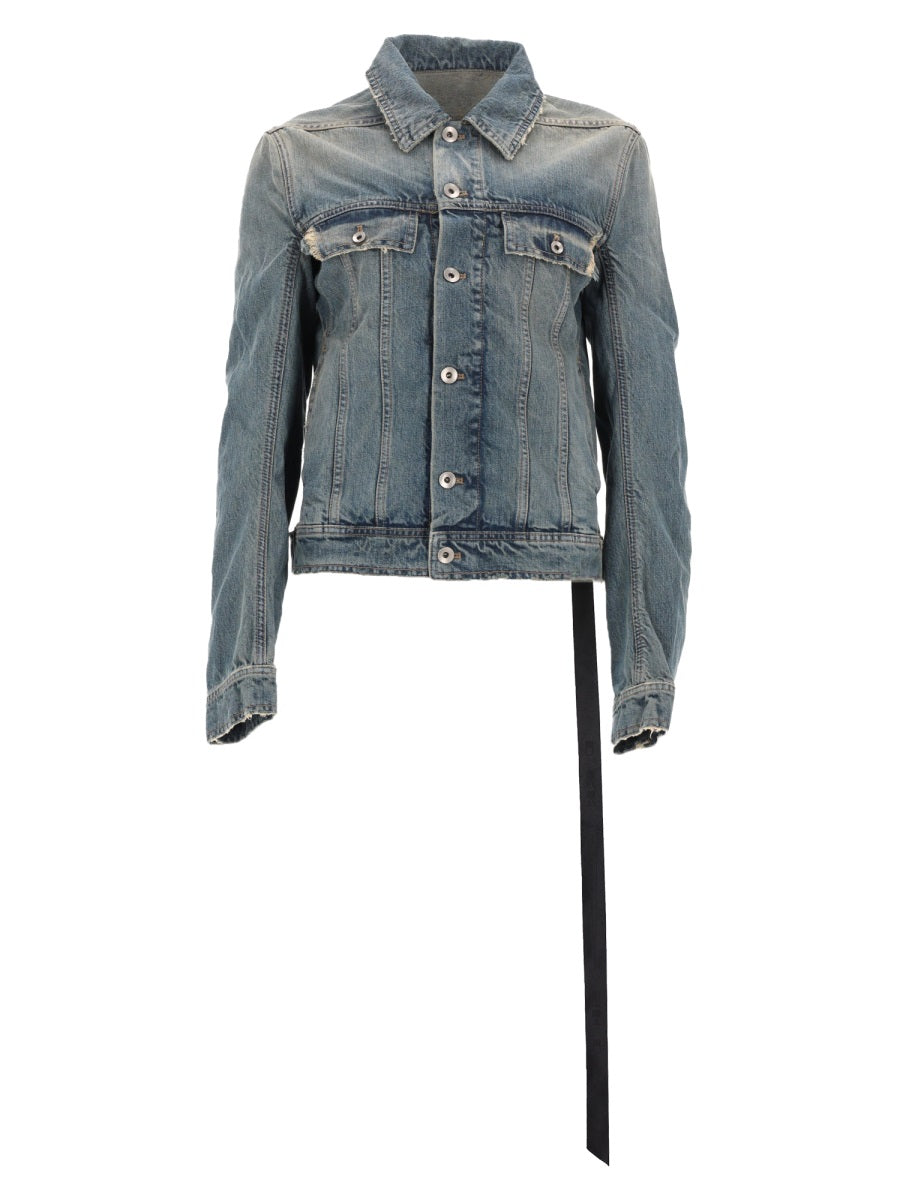 Rick Owens X Drkshdw Giacche - Blue | 6f52d396d071432ca625e9560d5e590a16e90322