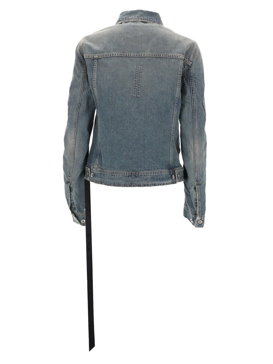 Rick Owens X Drkshdw Giacche - Blue | 0c96433246d9203d776fb98a3ad97be17eb09098