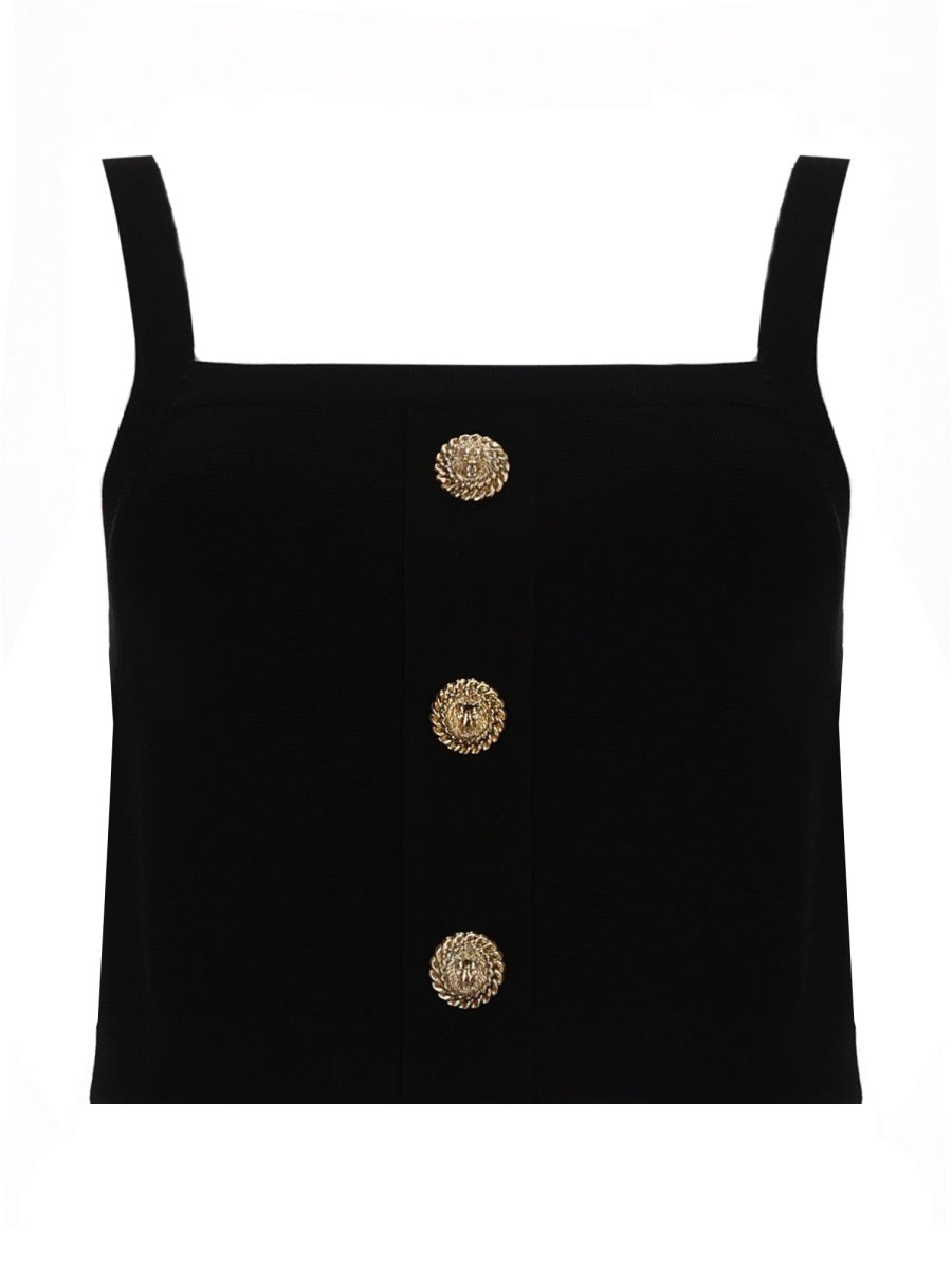 Balmain Top - Black | fceb73dd4cab3a948ca474792da97aeac3168f25