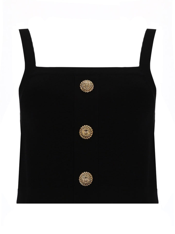 Balmain Top - Black | fceb73dd4cab3a948ca474792da97aeac3168f25