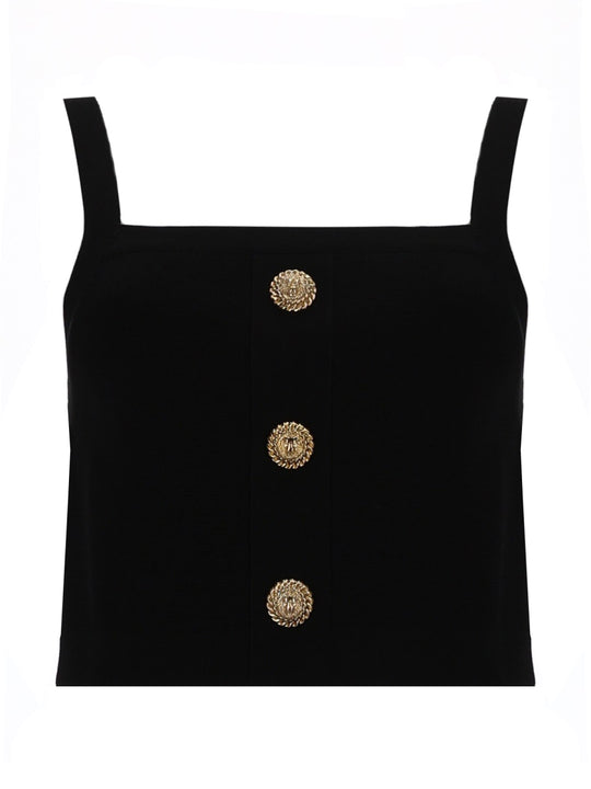 Top With Jewel Buttons