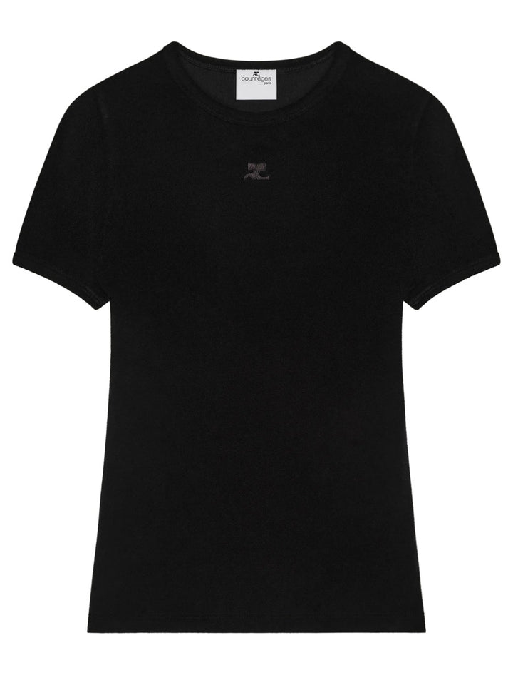 CourrèGes T shirt - Black | 73af0c8e2a9a4edbd587aa5f48d34785ccd23028
