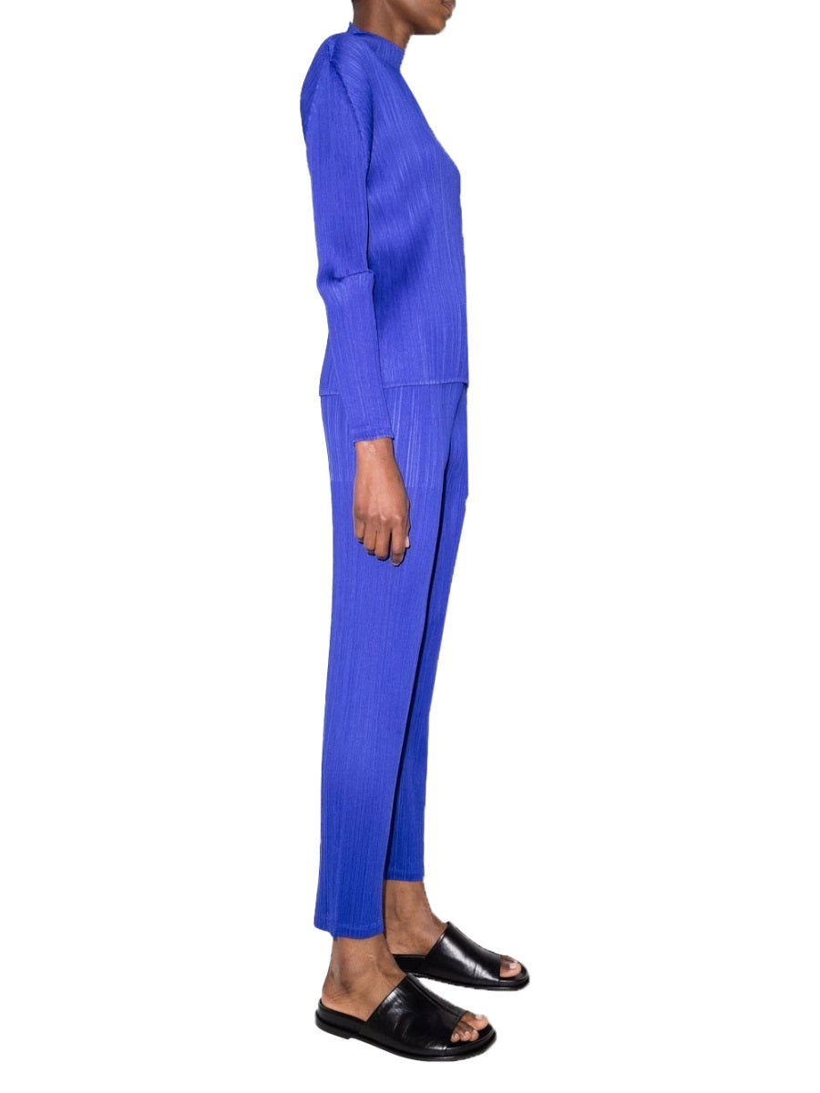 Pleats Please Issey Miyake Pantaloni - Blue | 77cf807df96abca336a4af6e20c05acebcbfac06
