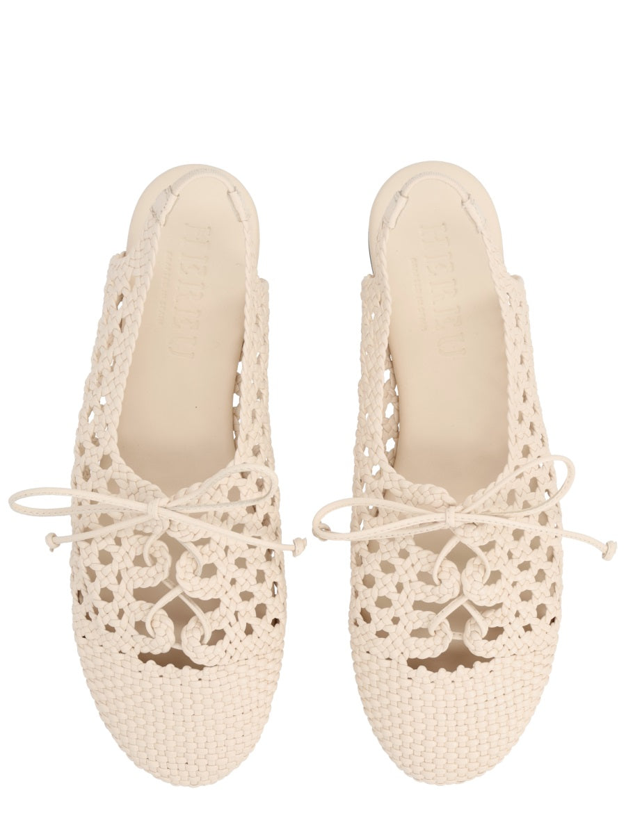 Hereu Scarpe Basse - Ivory | ebc8af6dc9e25e9e094b98607248c988efa7d047