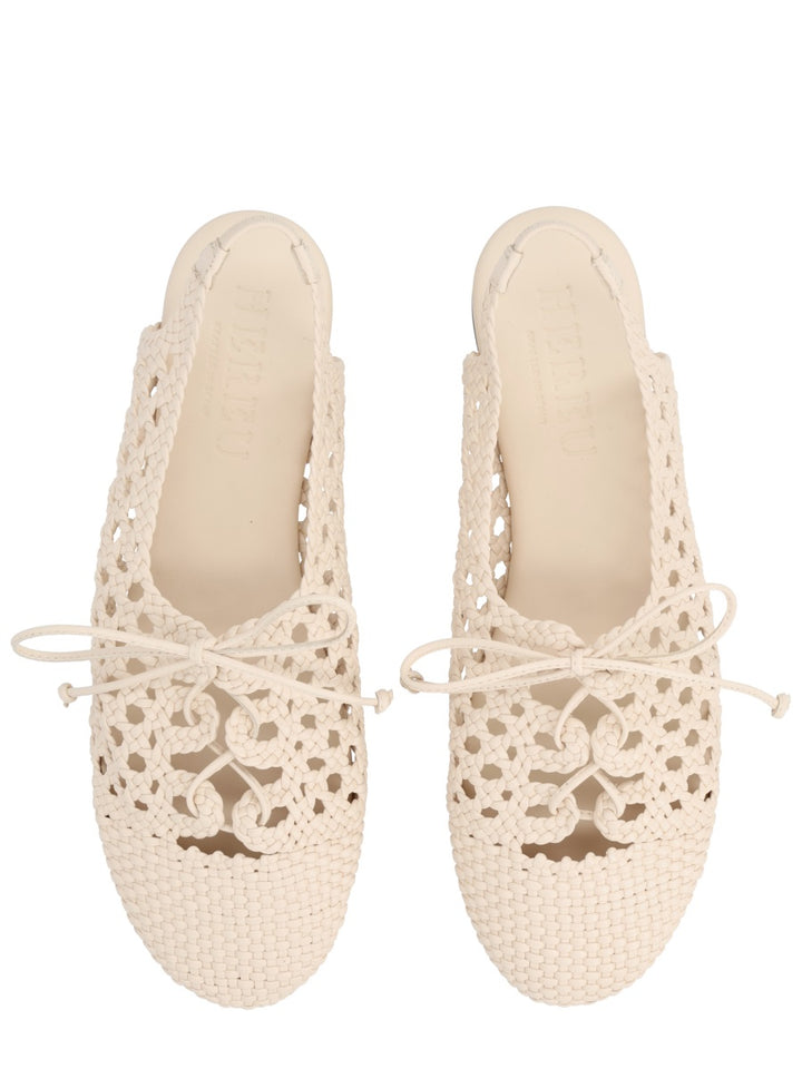 Hereu Scarpe Basse - Ivory | ebc8af6dc9e25e9e094b98607248c988efa7d047