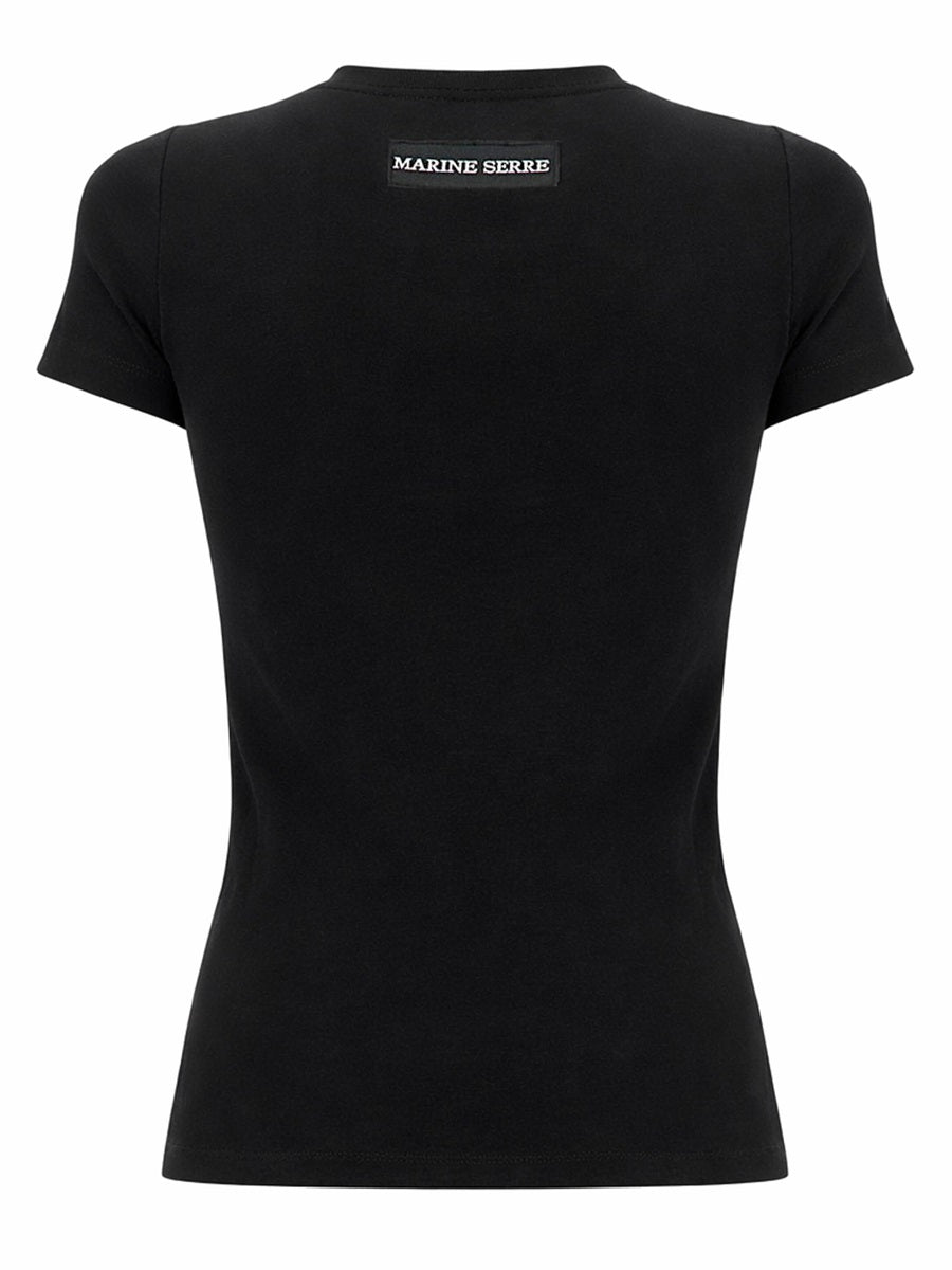 Marine Serre T shirt - Black | fd03dafaf7cf66d3dd8ca31381cd76e45900ff32