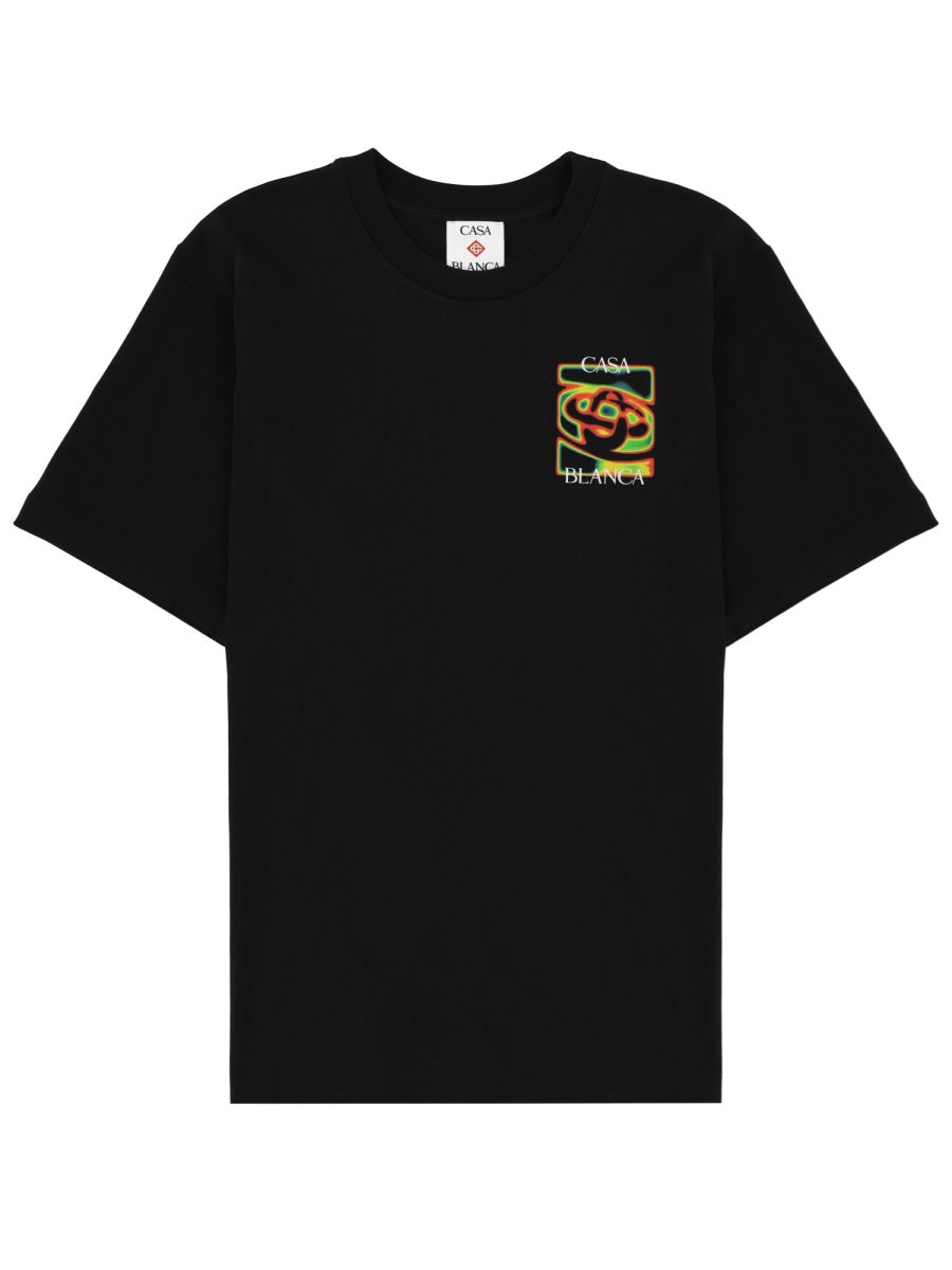 Casablanca T shirt - Black | 0ddd3b7e1db95e3ad27868bab49ca6af59a3d154