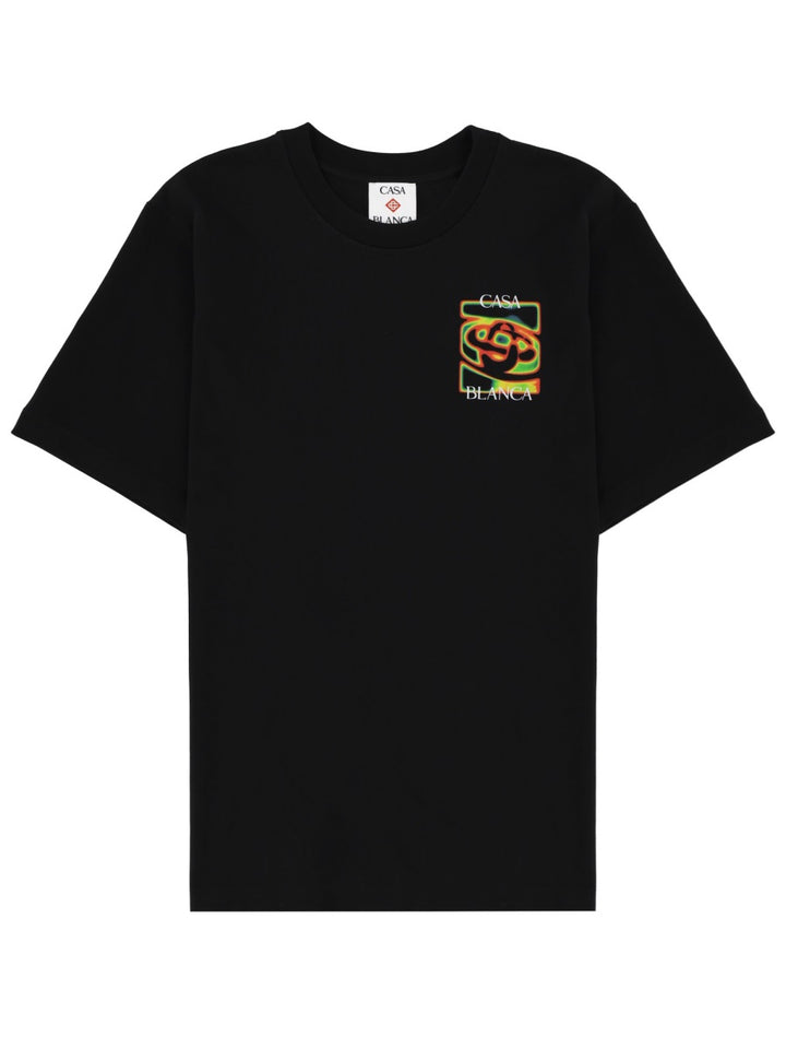 Casablanca T shirt - Black | 0ddd3b7e1db95e3ad27868bab49ca6af59a3d154