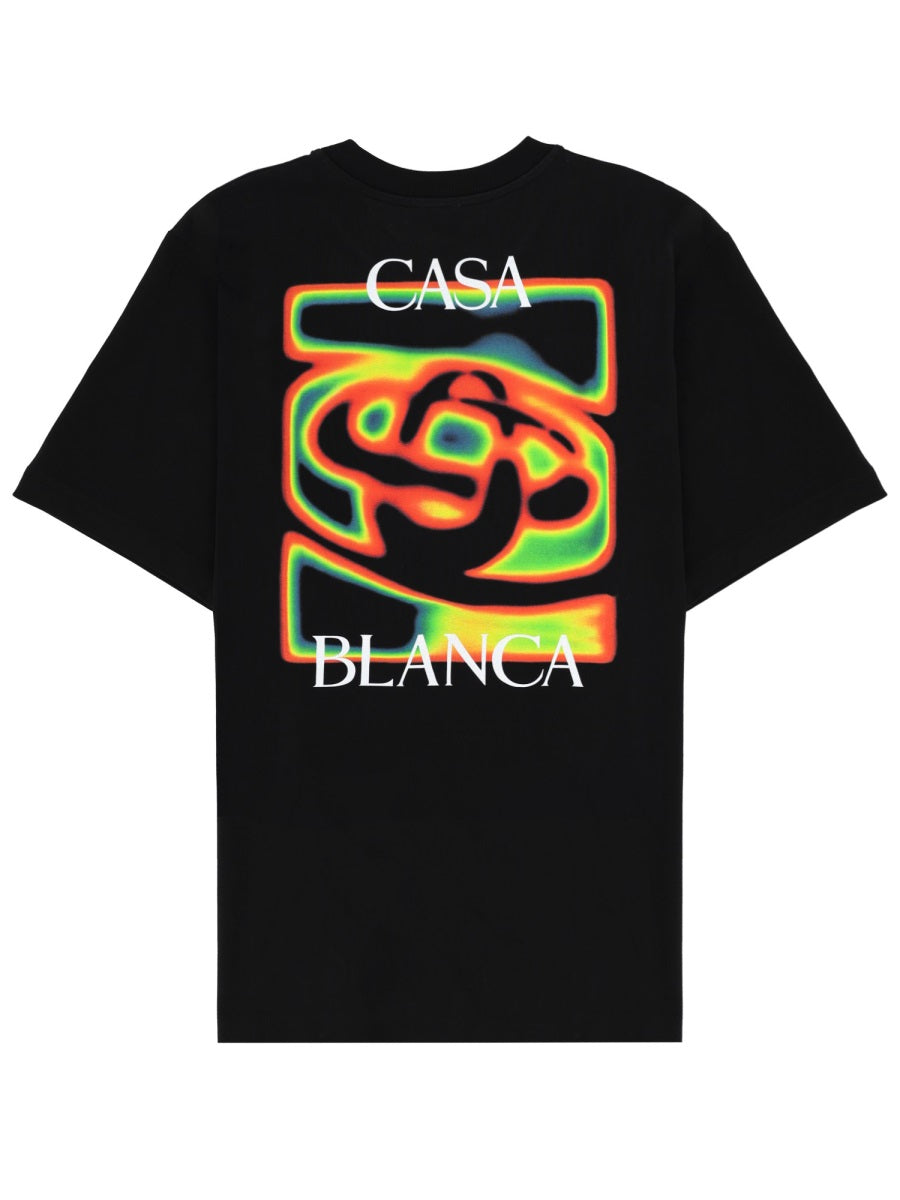 Casablanca T shirt - Black | b26b2621af3887c44a16c1f6be622261e6816758