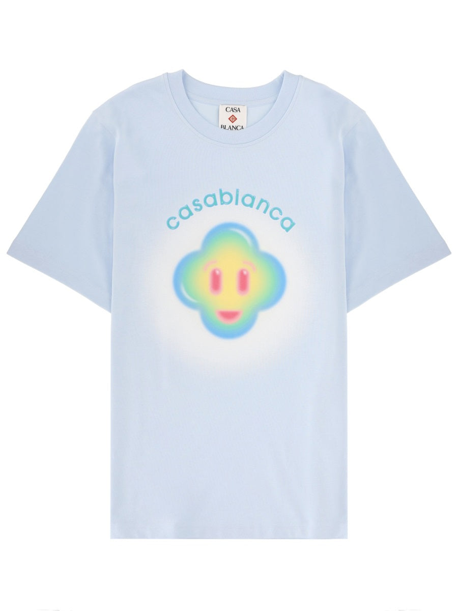 Casablanca T shirt - Azure | c2bf704beb914721304dd3880d207cc4f3090452