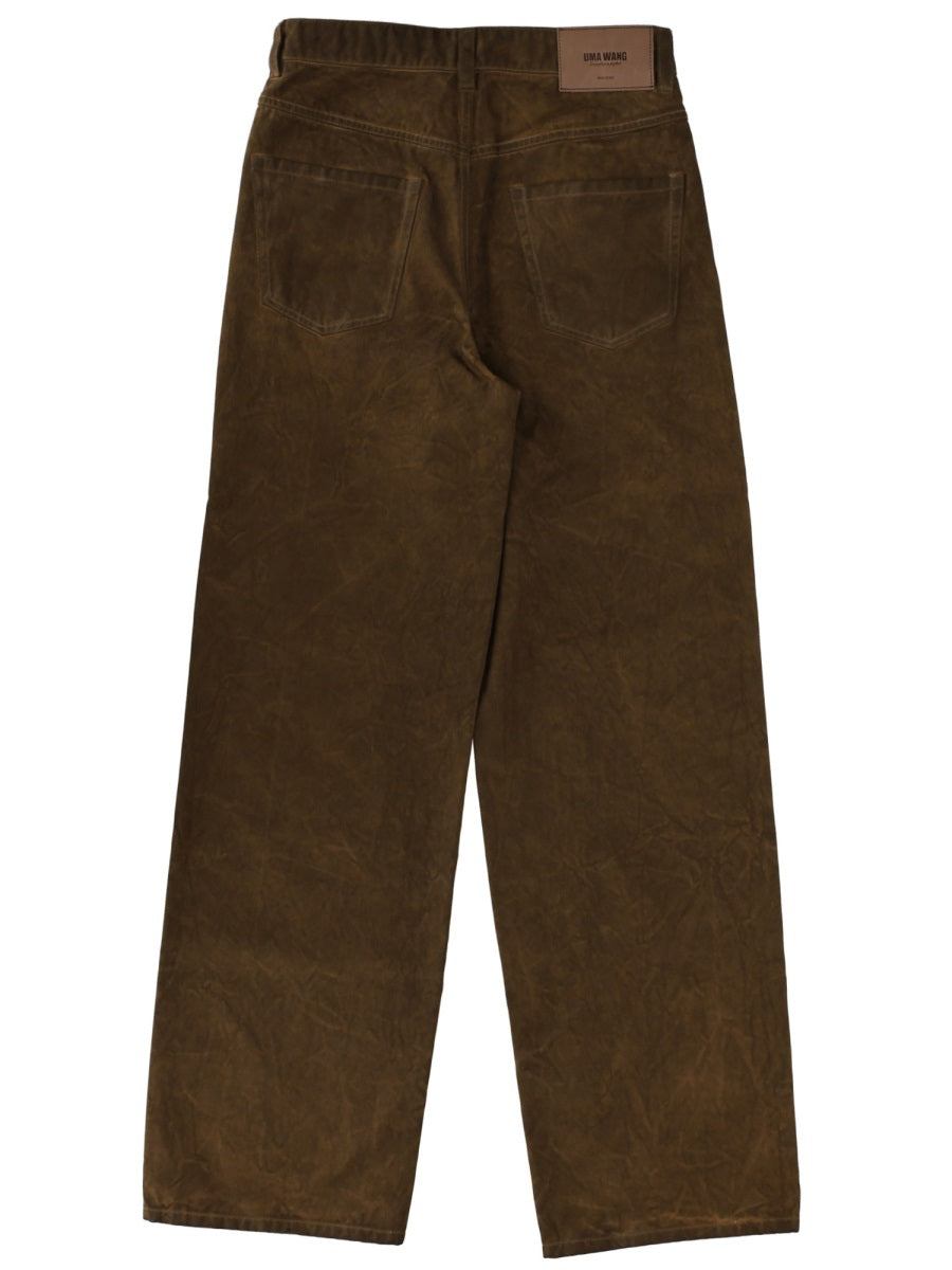 Uma Wang Pantaloni - Brown | 90fdeb760060638682e1ea58d4fc74117a1053b4