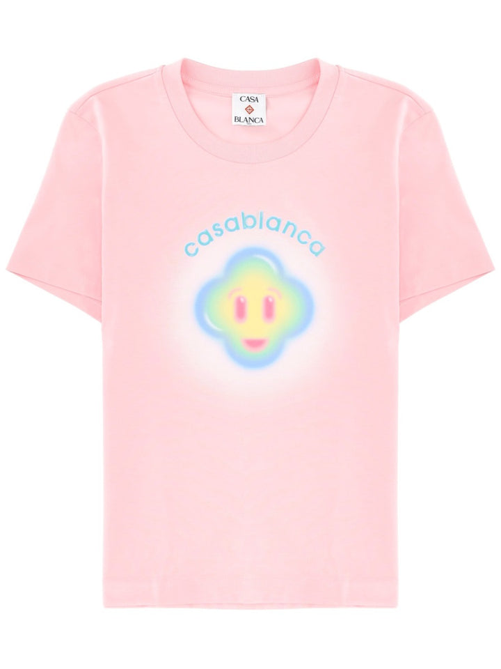 Casablanca T shirt - Pink | aa2c023172323601e87b9cb07a739b06577ce4a2