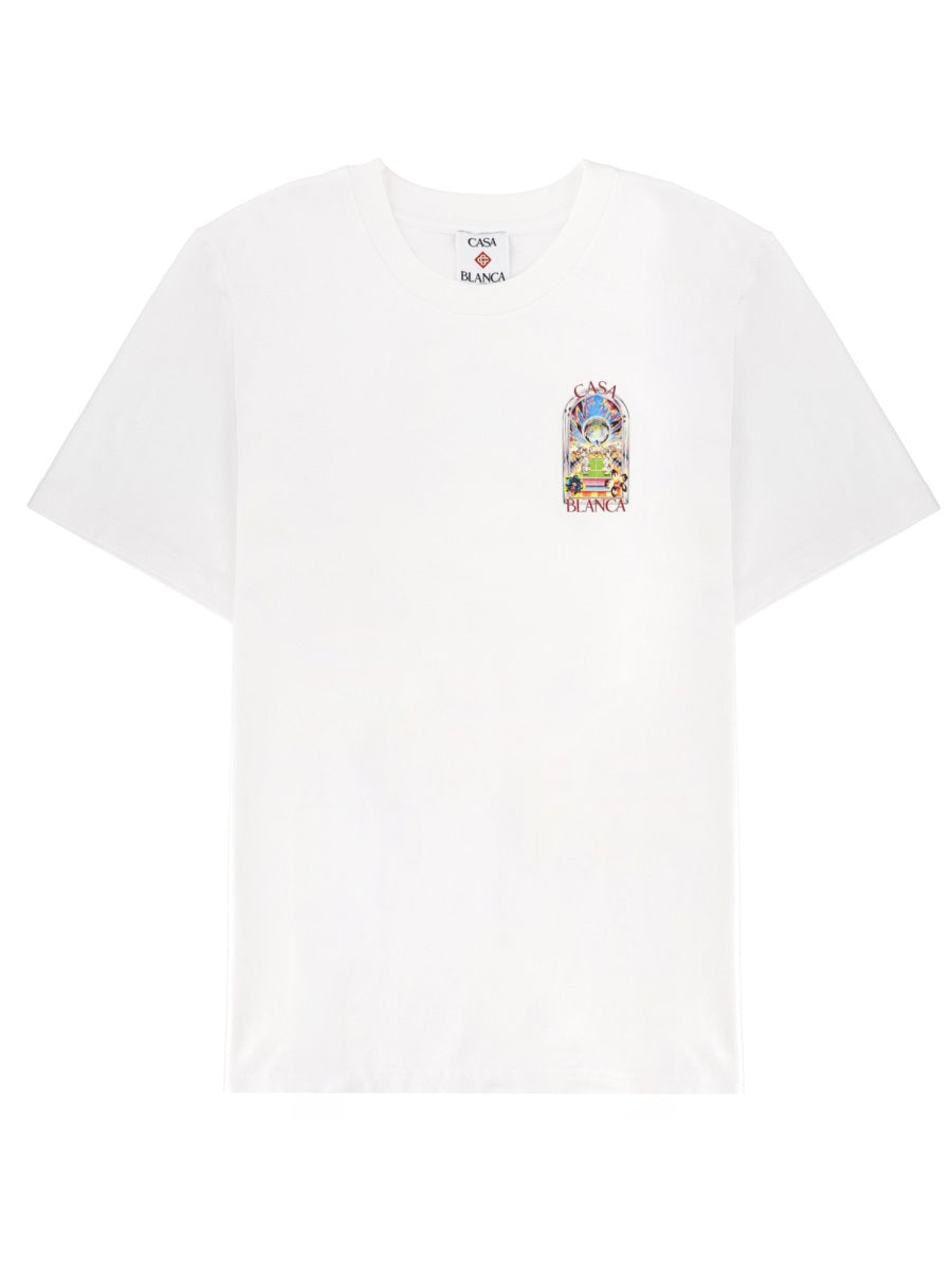Casablanca T shirt - White | 79a03fe617fd80879a74ac31bf783f3df8b8d078