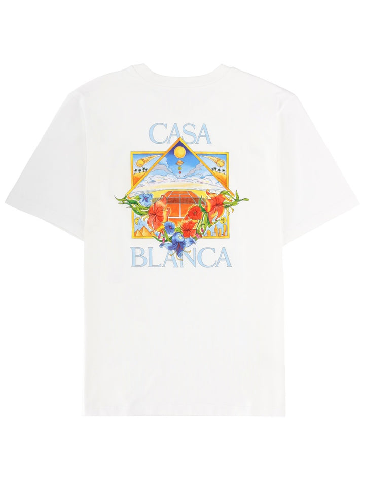 Casablanca T shirt - White | f5d179ceb002705f8ccc96ba36eb02a877133ab5