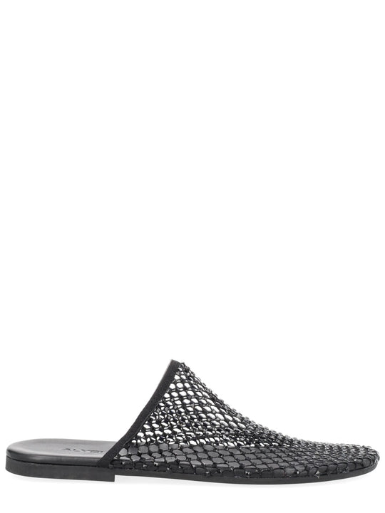 Mule Shoe With Rhinestones