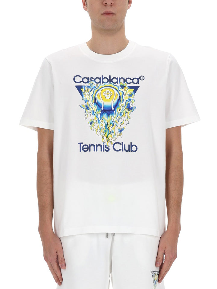 Casablanca T shirt - White | f239f6d0ab5935ed506080502a0f55029d75c5ec