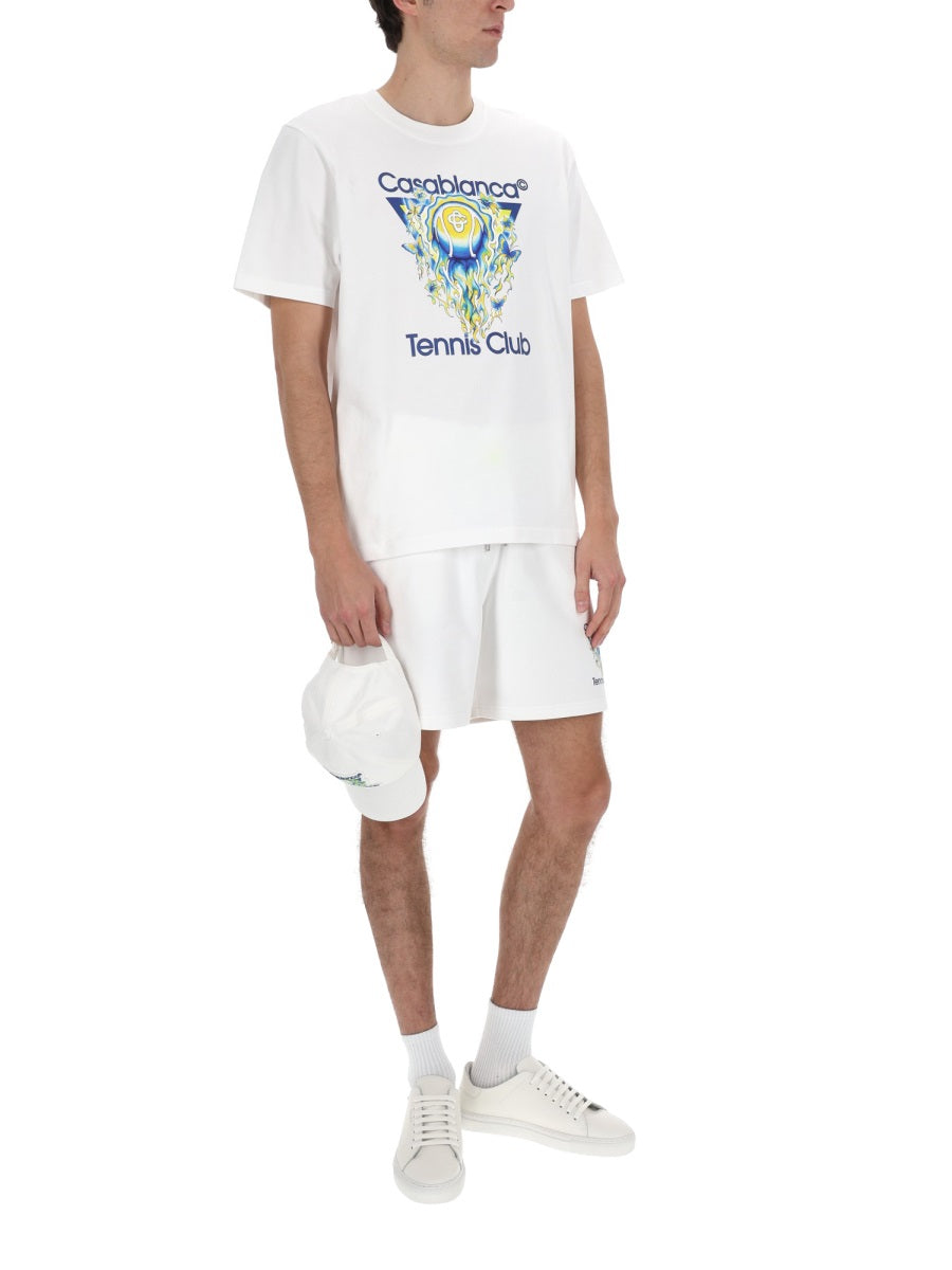 Casablanca T shirt - White | b27a426089f42e97f307fc8eaab1517fd5738458
