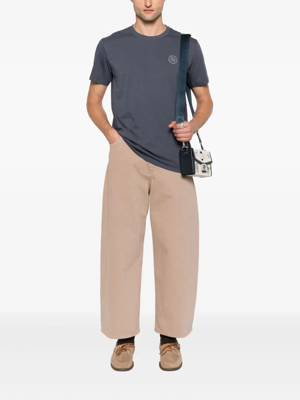 Fendi T-shirts - Blu | 26e6f0e0a0094ddce9c220ecc40bd787140ca264