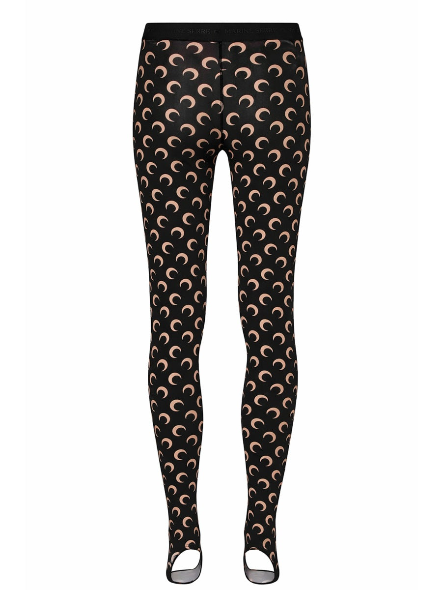 Marine Serre Pantaloni - Black | dc335b3bd7ade6483efedb29426296ae4bd9fa7b