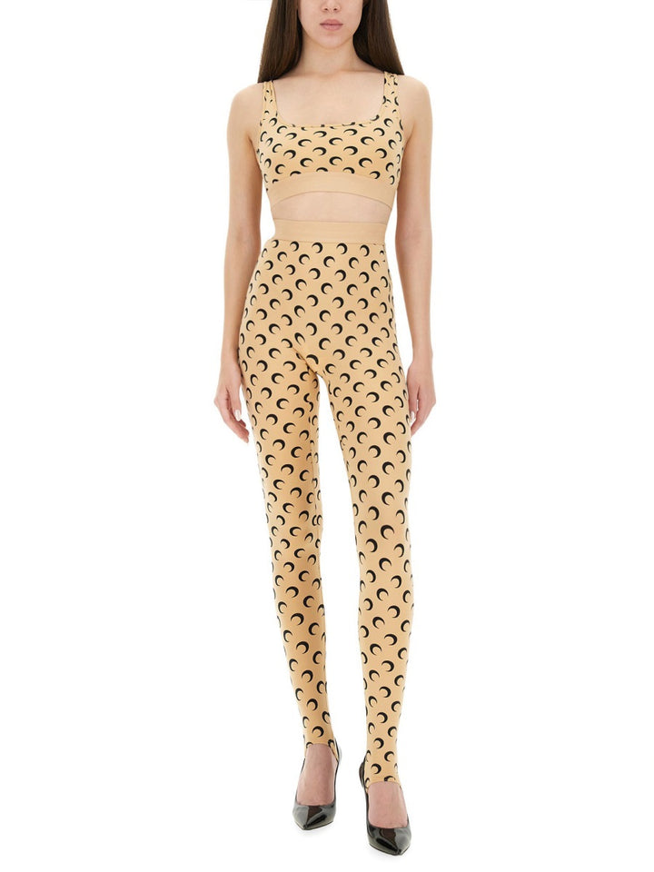 Marine Serre Pantaloni - Nude | 6b7c4d85ec3c4a1afe63d202305434d23799d975