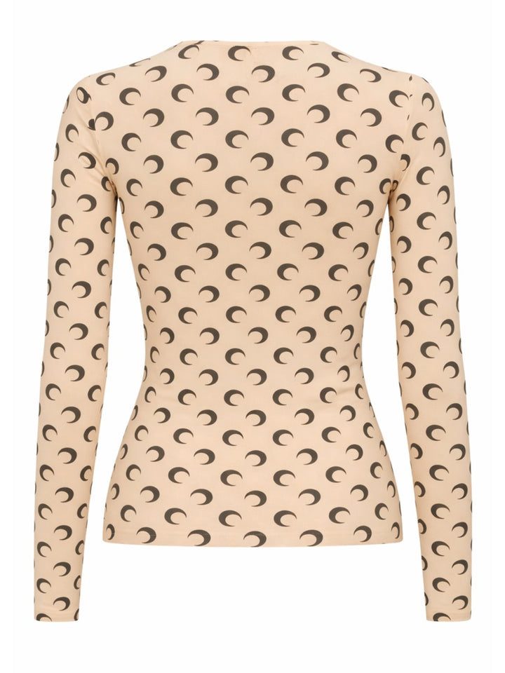 Marine Serre Top - Nude | ebe43143800ab84ca09b728db200c727fcc4328d