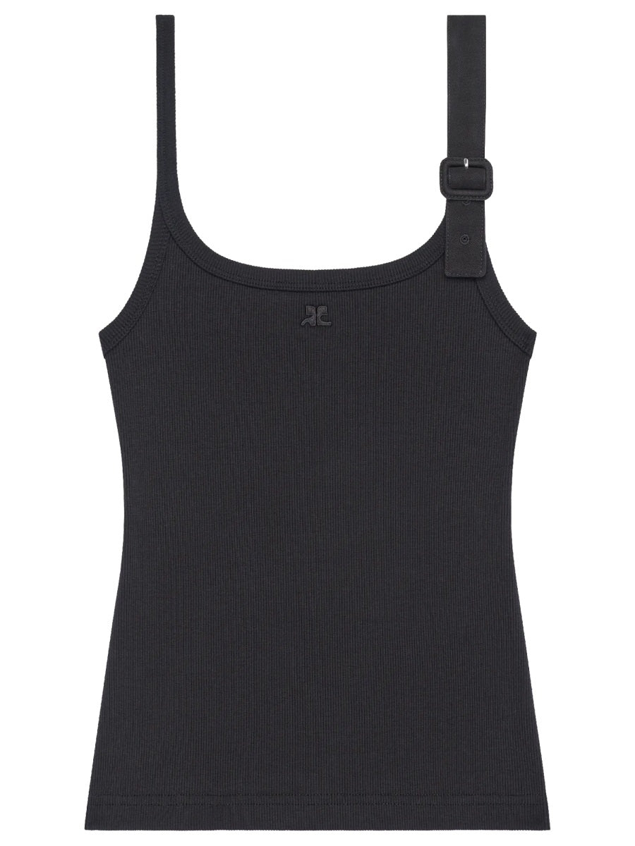 CourrèGes Top - Black | 68b6c5f6acd149856bb116770dac22c61745517d