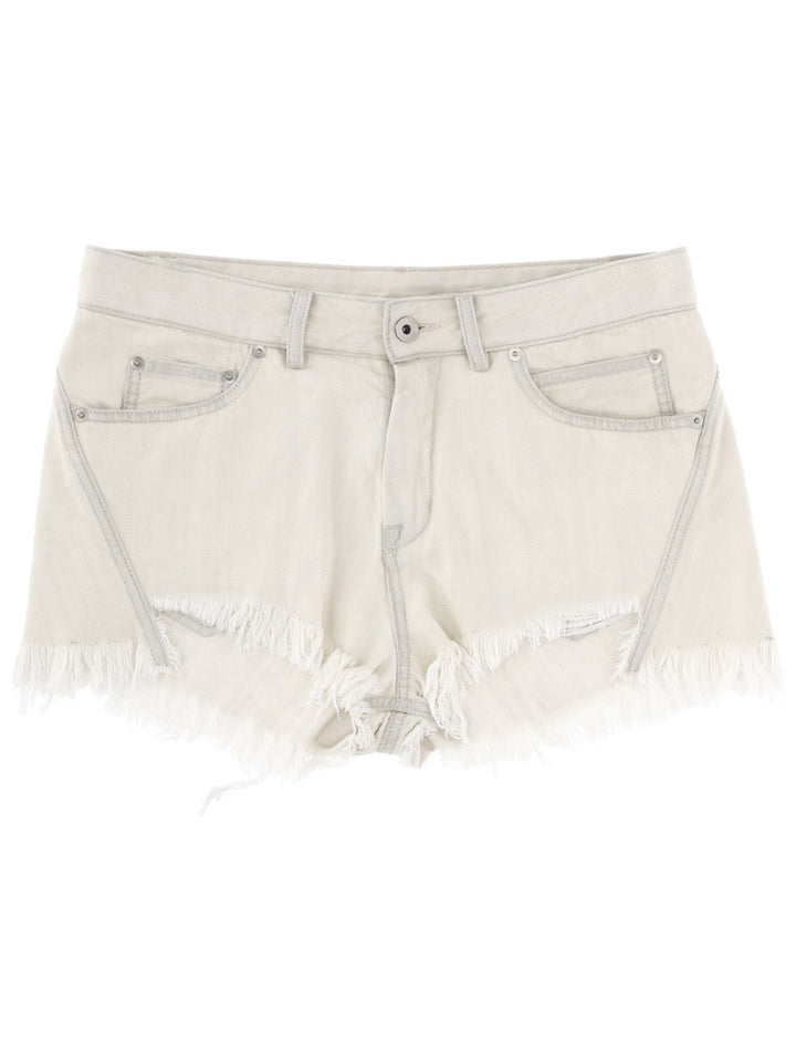 Rick Owens Shorts - Ivory | 3f3e4e7b0234806e3bf398a7dd648a5f8ef7c435