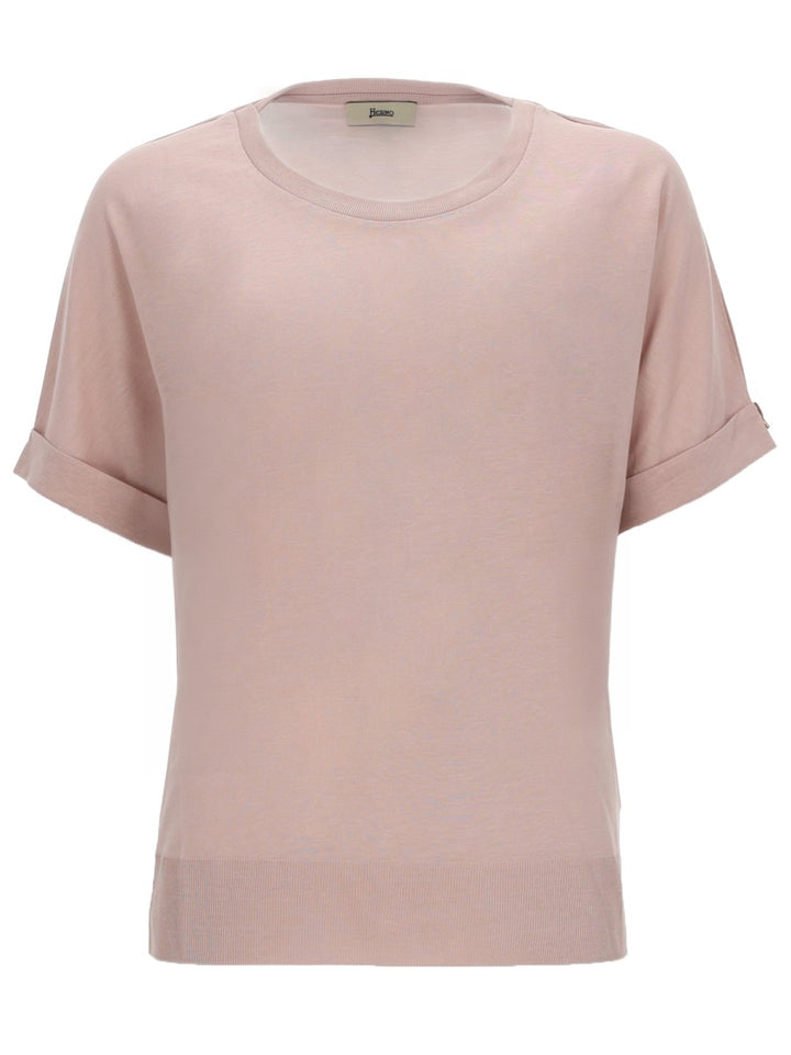 Herno T shirt - Powder | 60b38734c3ecac35a6c2a7368455baa5b1888f96