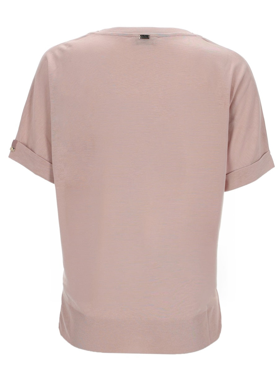 Herno T shirt - Powder | c147686f1af332ef4a238cb52bd95bdb3e761094