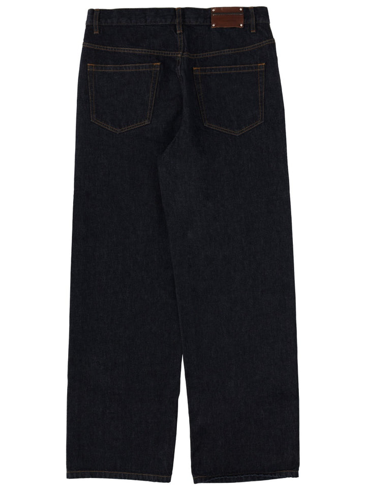 Dries Van Noten Pantaloni - Blue | 5b76cd080ab83aa1b31afaa01a5fb3c08b767b24