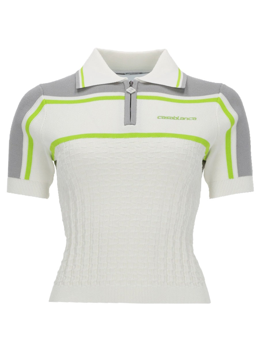 Casablanca Polo - White | ba654b788440f21e818a87af3a9154484ee9e383