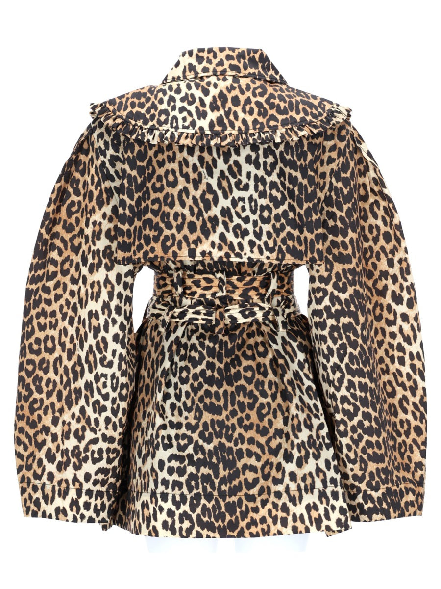 Ganni Trench e Impermeabili - Animalier | 7e3f4f124f49a6b48732090855eaa20e7d5f3634