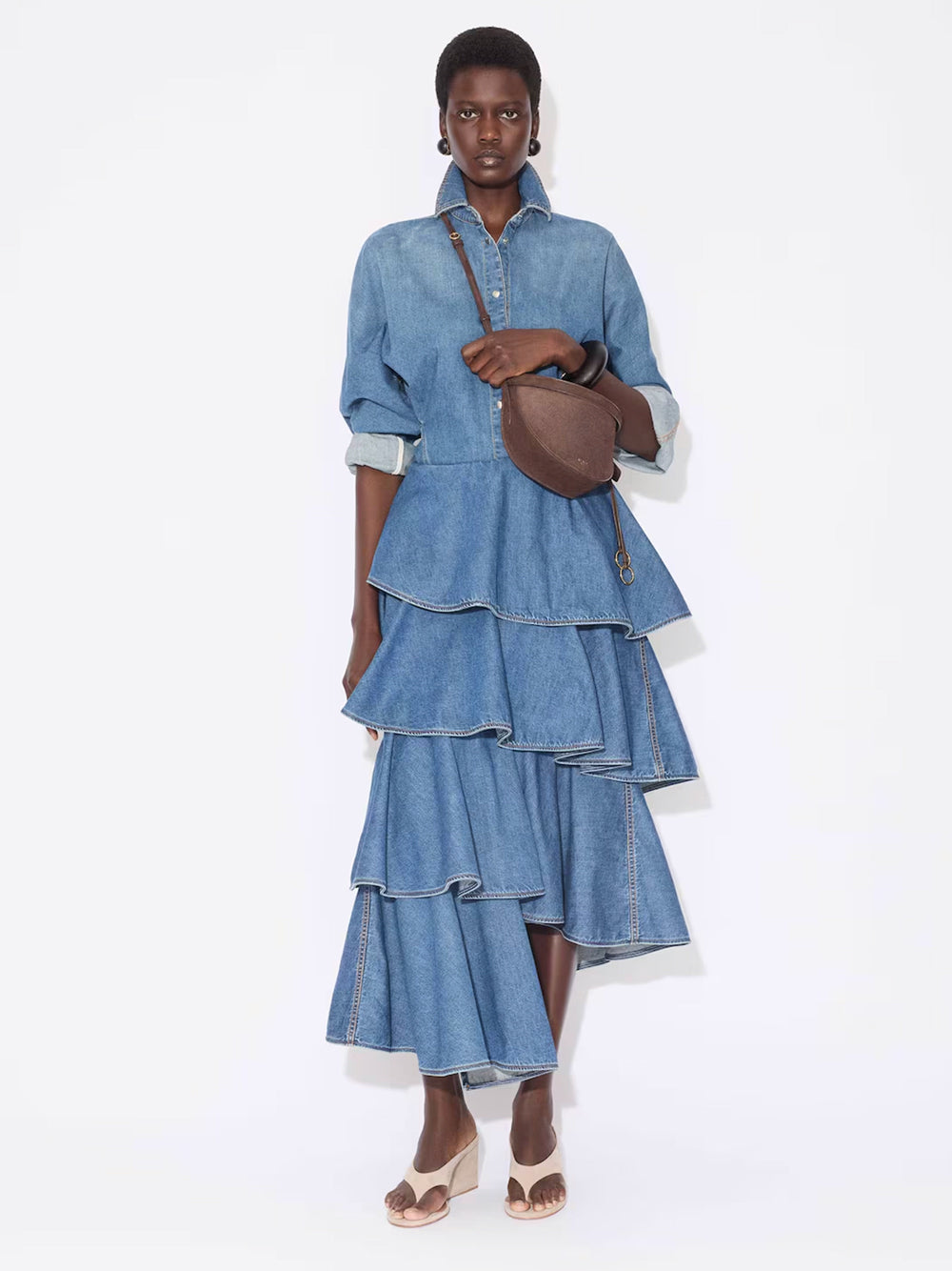 AlaÏA Denim&leather - Blu | 38e1473e09435cb53e2dc93f6f8364d3148a3d8f