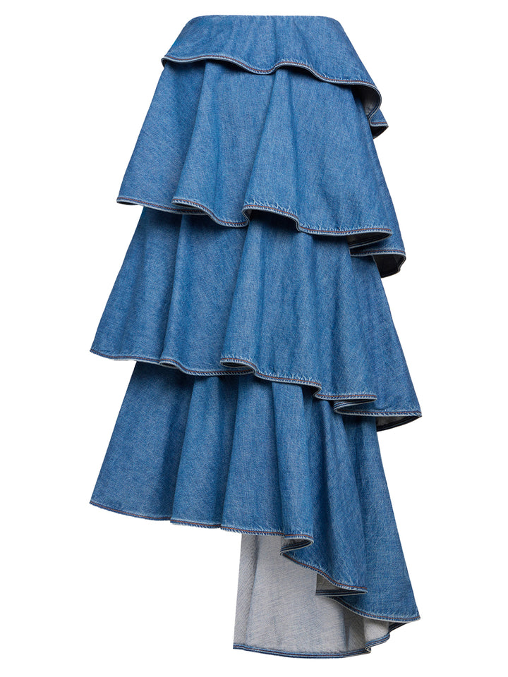 AlaÏA Midi skirts - Blu | 73da73ef96964b30b9bb5b1a42c3ef8c7086cf36