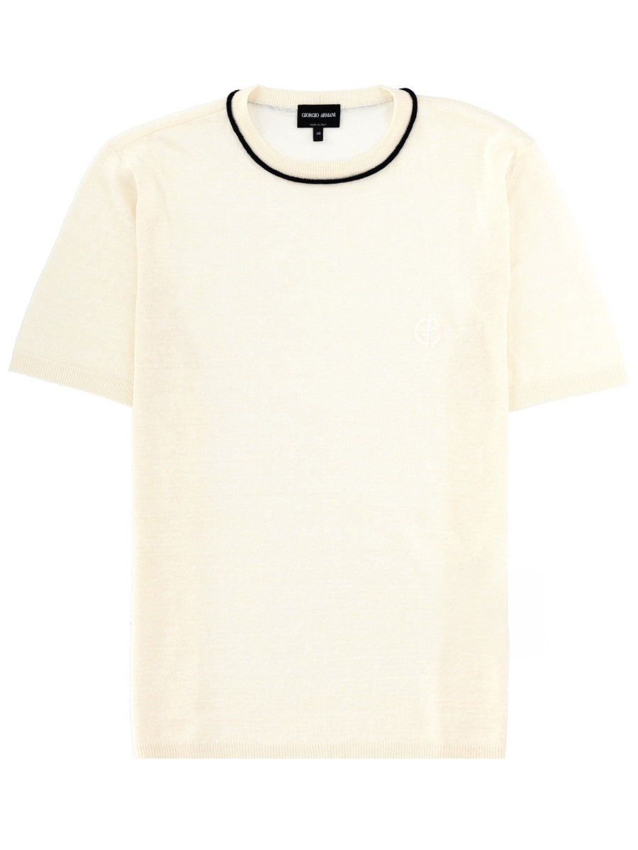 Giorgio Armani T shirt - Ivory | e8c7998b53997bac853df0d6e59b9e5eee2c3e39