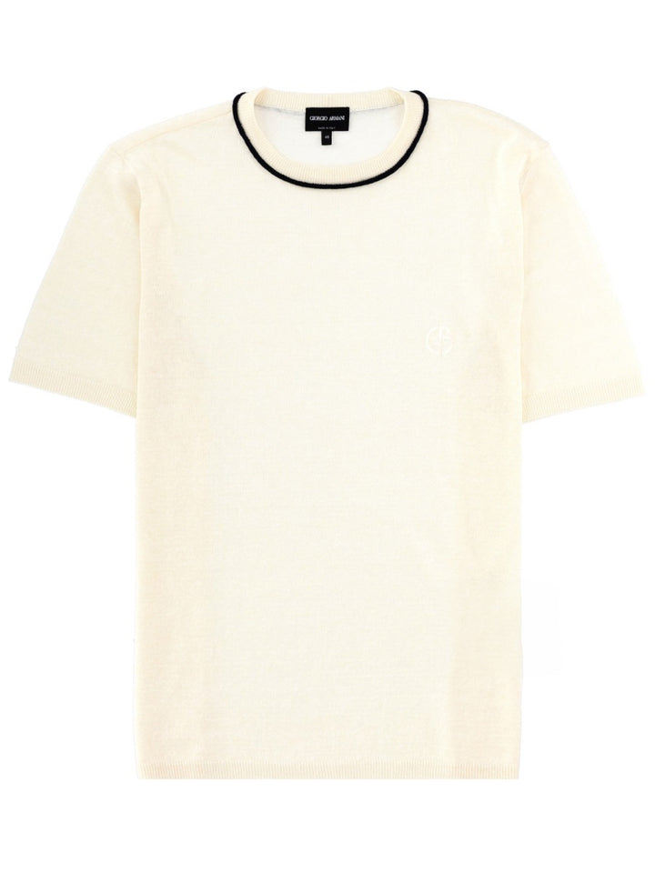 Giorgio Armani T shirt - Ivory | e8c7998b53997bac853df0d6e59b9e5eee2c3e39