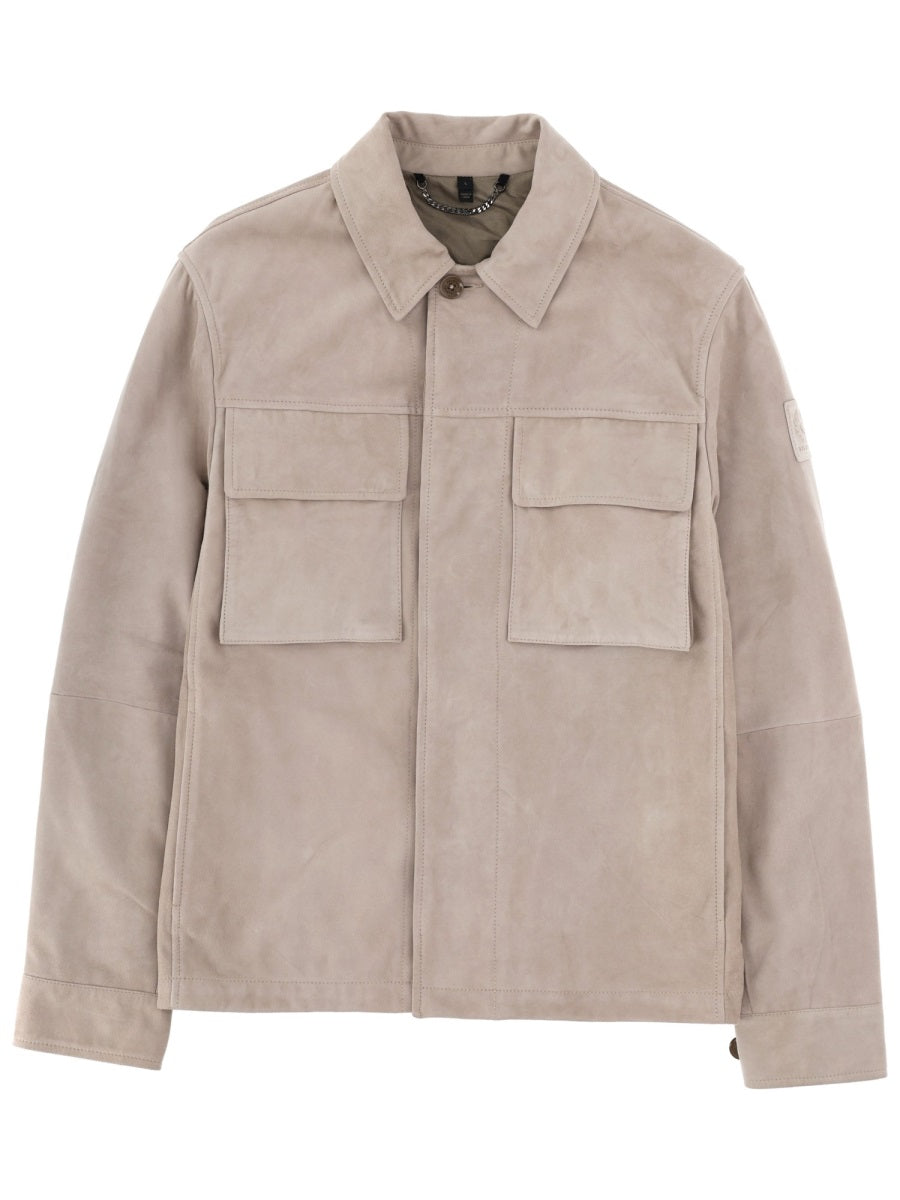 Belstaff Capi in Pelle - Dove | e38243caf755afb4e91b17b85358c09362e00ff3