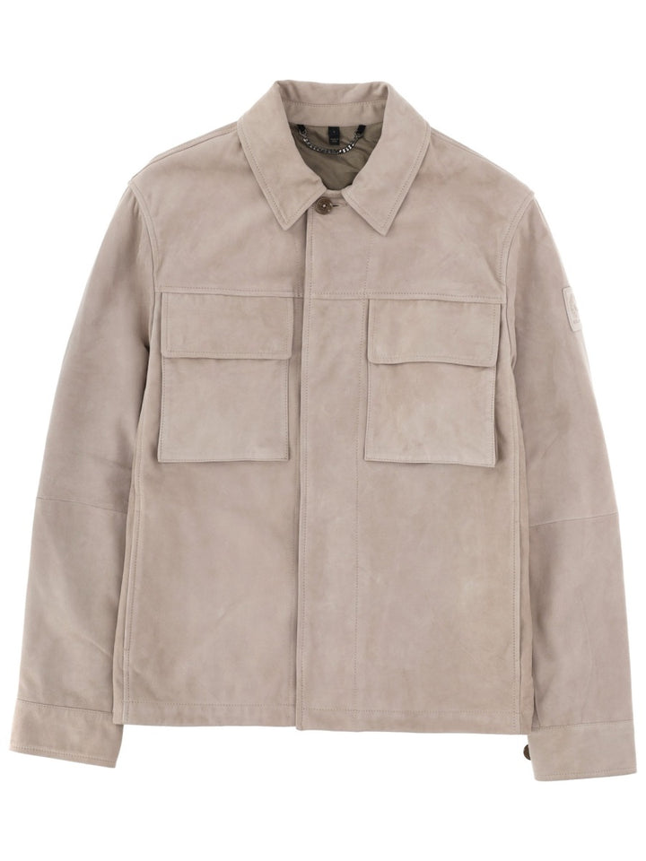 Belstaff Capi in Pelle - Dove | e38243caf755afb4e91b17b85358c09362e00ff3