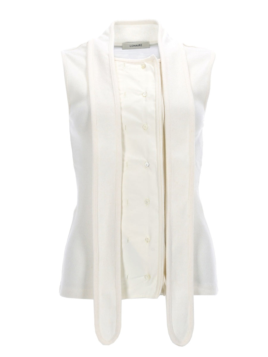 Lemaire Top - White | e75ecdb99fa6565e3e0a9cca444b1b09c914d6fb