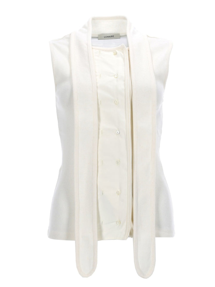 Lemaire Top - White | e75ecdb99fa6565e3e0a9cca444b1b09c914d6fb