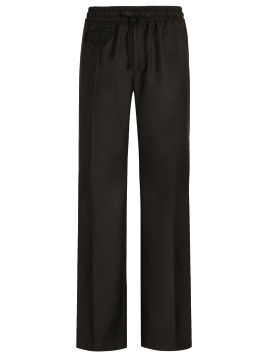 Wool Knit Jogging Pants