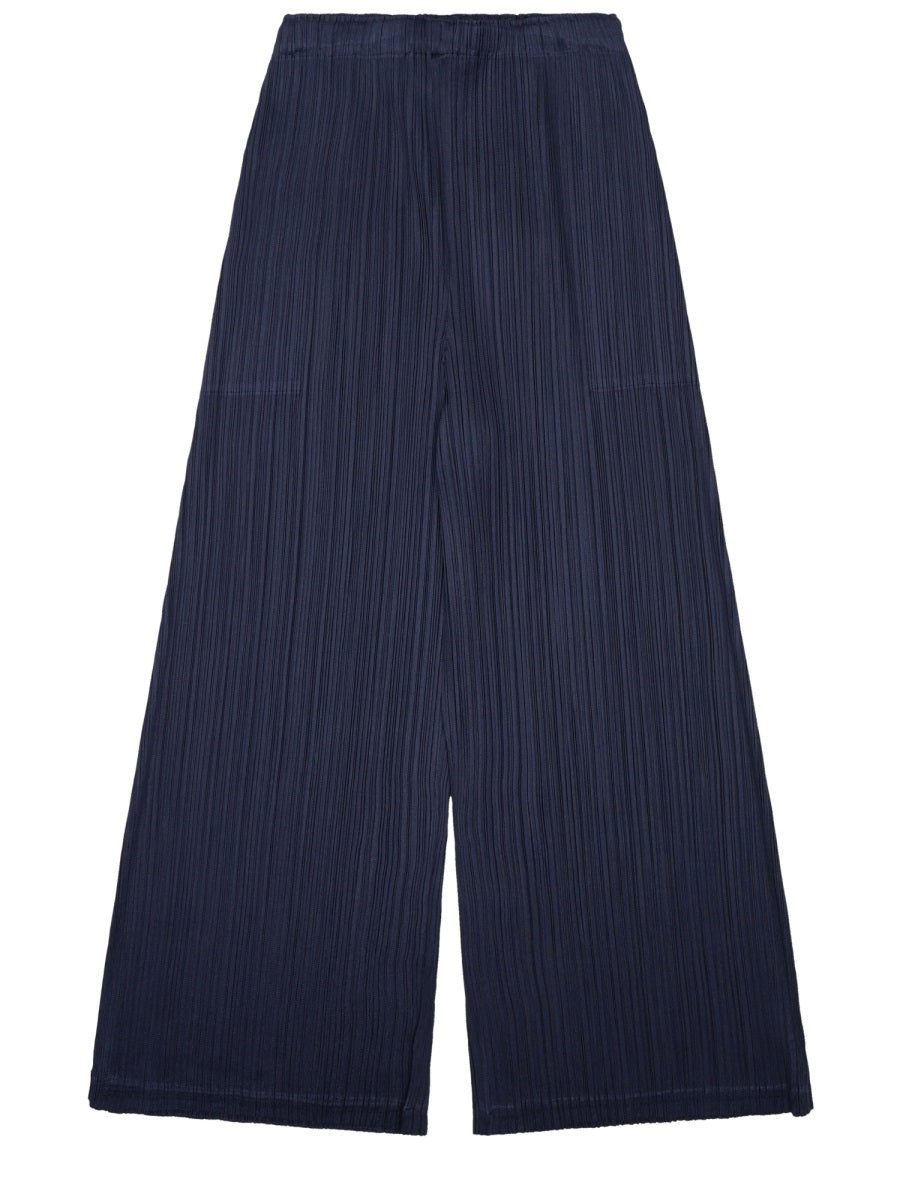 Pleats Please Issey Miyake Pantaloni - Blue | 409395692cb0aad846e799820b089adb28f5b913