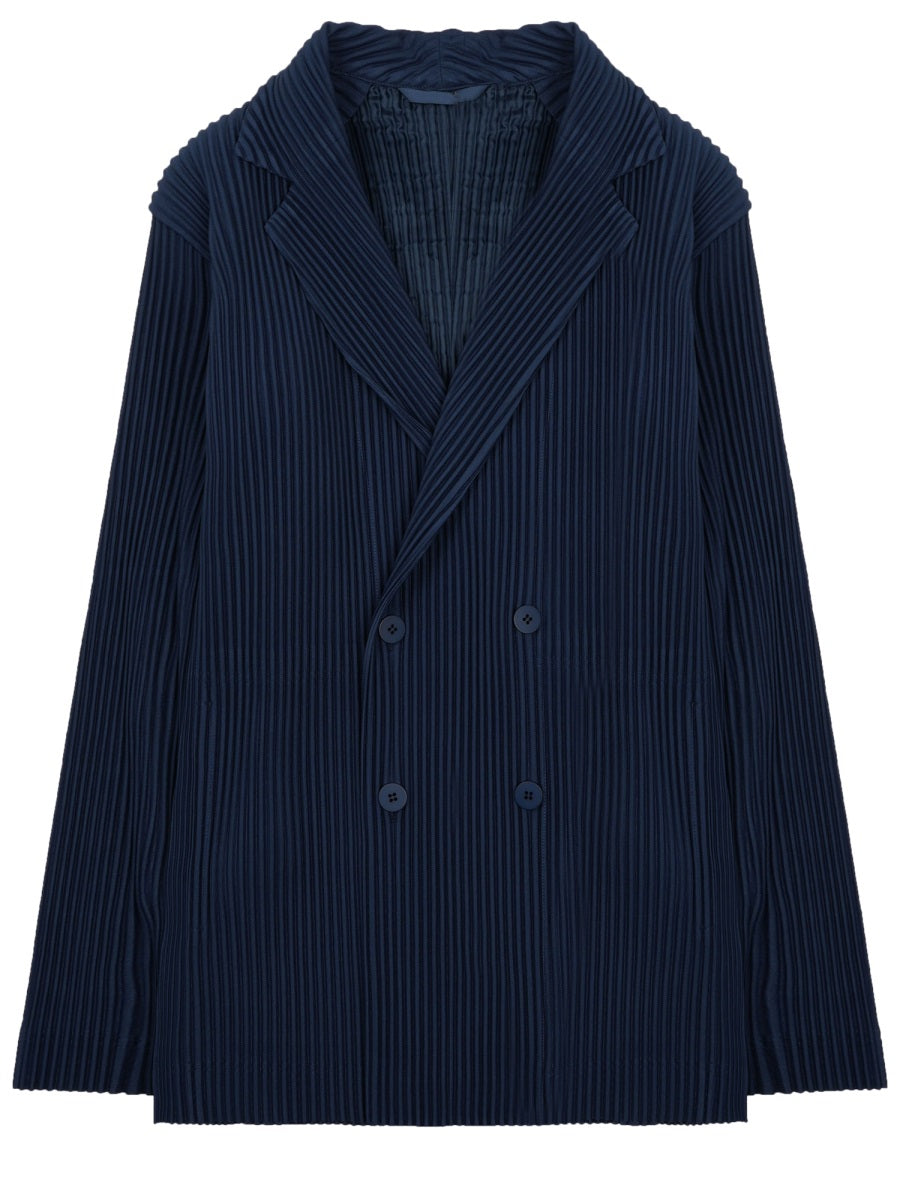 Homme Plisse Issey Miyake Giacche - Blue | a708aaf2e7caccb267ff73ba3e7d7be14273fbe4