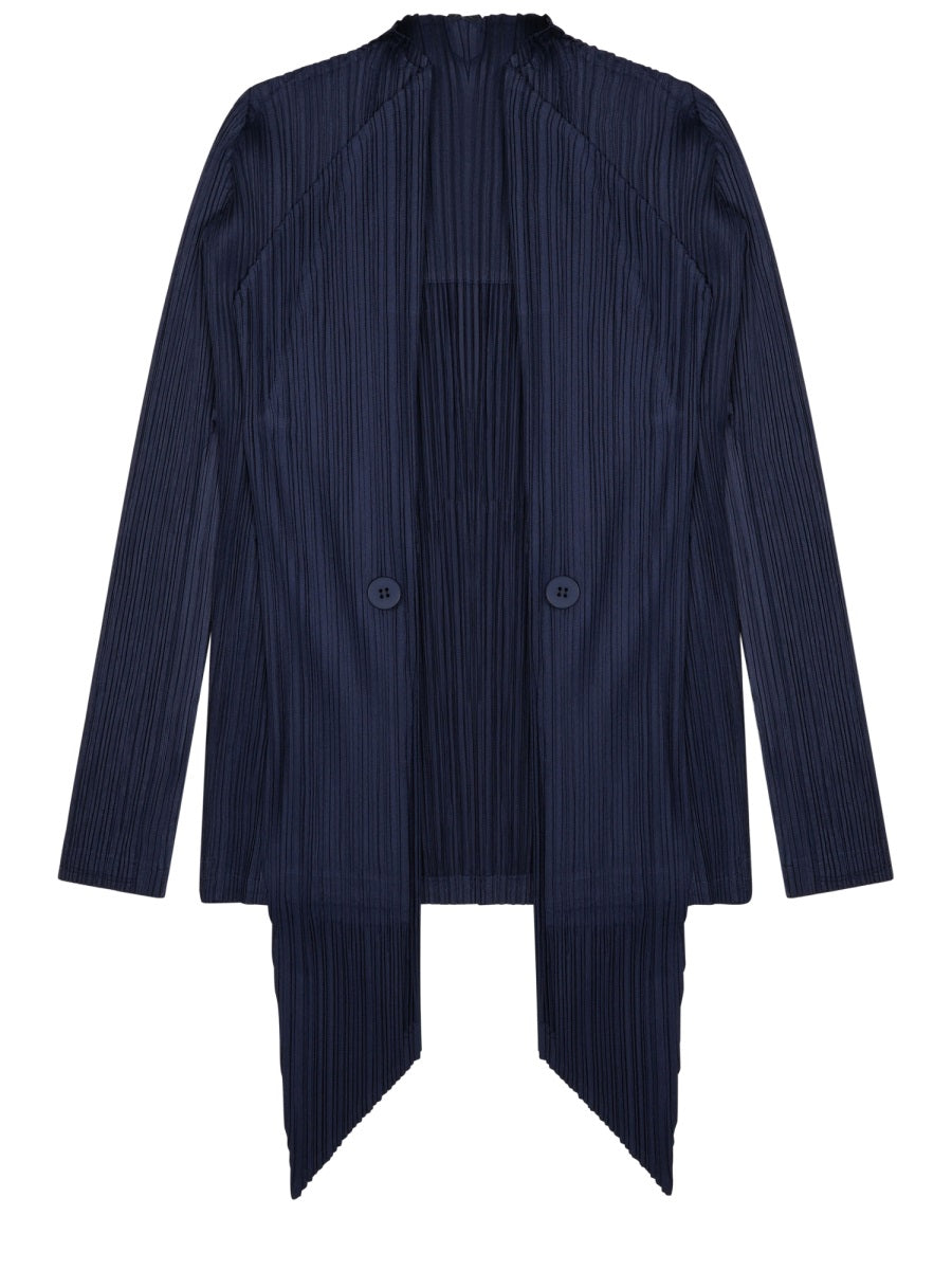 Pleats Please Issey Miyake Maglioni - Blue | a5309003a678ed42d23d739a42edc0fe0d041a76