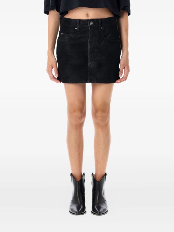 Marant ÉToile Mini skirts - Nero | 06b7ccaf75e9a3f54bcd38ec441ff6686f1ce25d