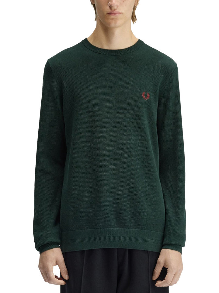 Fred Perry Maglioni - Green | f6702366151ebb6072989b92b725789a9d0f40db