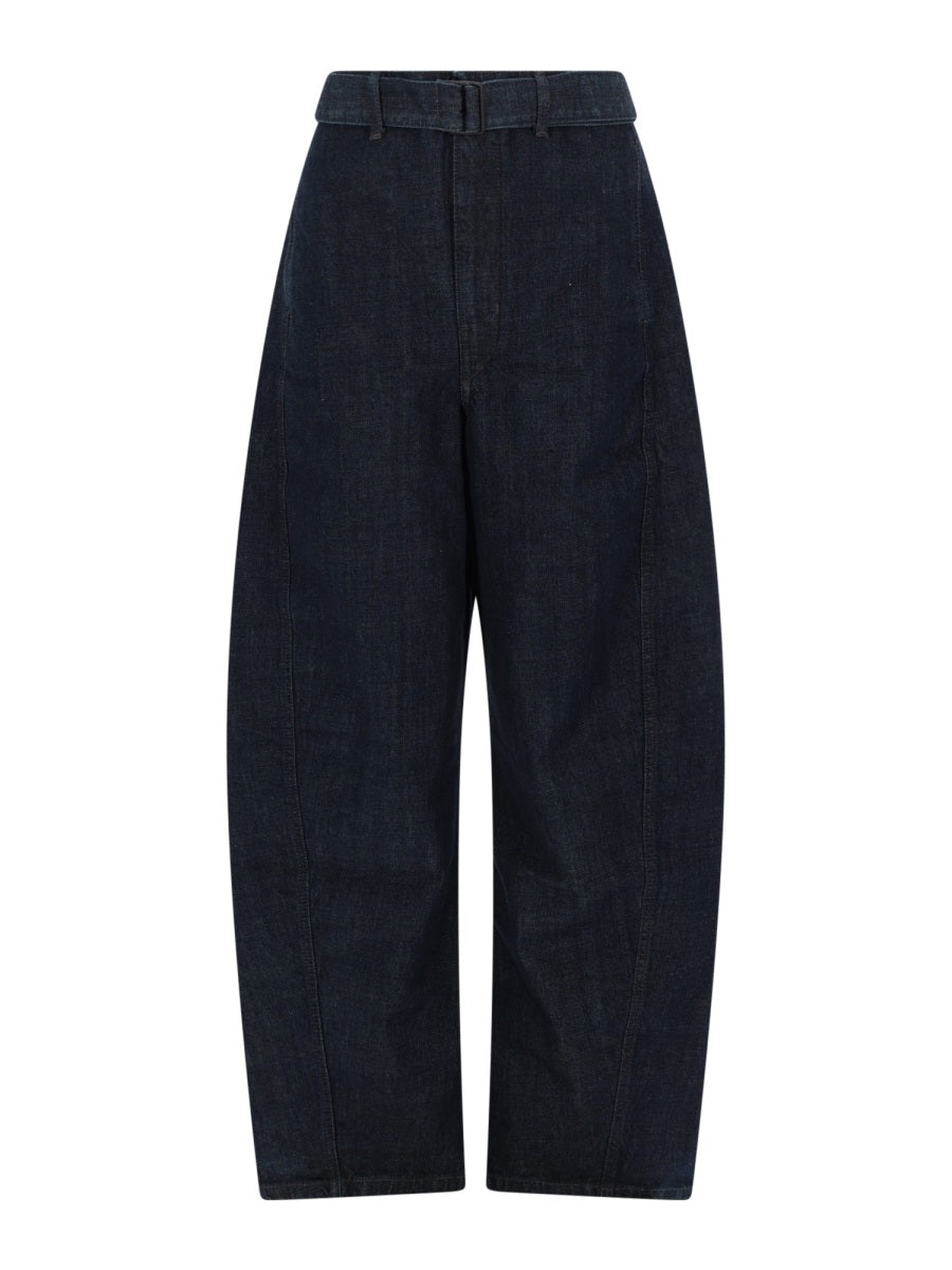 Lemaire Pantaloni - Blue | 95e0df57aa44fc7853453b0f99ab6f40507de7a4