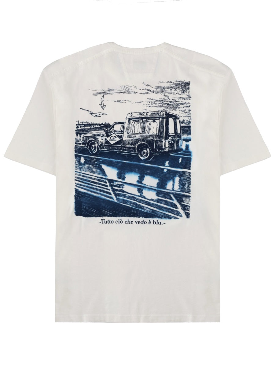 C.P. Company T shirt - White | 795f2a98a2d47dd68e56d3a001fb8a50ef192f6a